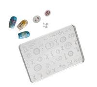 Tampons réutilisables en silicone pour créer des décalcomanies avec des cristaux pour manucure, projets d'artisanat, fournitures de nail art printanier, fleur en silicone