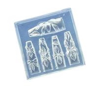 Tampons réutilisables en silicone pour créer des décalcomanies avec des cristaux pour manucure, projets d'artisanat, outils de gaufrage