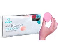Tampons lubrifiés Beppy Soft Comfort sans bandelettes 4 pièces