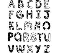 Tampons - Stampo Minos : Alphabet