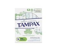 Tampax Tampons Cotton Protection – Super absorbant – Boîte de 16
