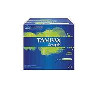 Tampons Tampax Compak Super avec applicateur, lot de 6