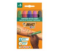 Tampons Tatouage Temporaire - BIC - Kids - Multicolore - Pour enfants à partir de 3 ans - Mixte