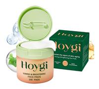 Tampons toniques anti-âge, anti-taches et anti-rides de Korean Skincare, tampons anti-imperfections au madécassoside, à la centella asiatica et à la niacinamide pour un teint uniforme, 100 tampons