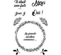 Tampons transparents 9 x 14 cm - Amour & Mariage - Artemio Transparent G