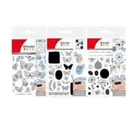 Tampons Transparents - Artemio - Plantes & Papillons - Scrapbooking & Carterie