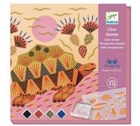 Djeco – Tampons Motifs et Pelage Collection, Multicolore (38966)
