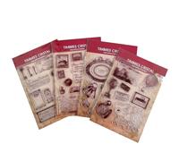 Tampons transparents - DTM LOISIRS CRÉATIFS - Vintage - 44 pcs - Mixte - Transparent