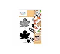 Tampons transparents - Feuilles aquarelle