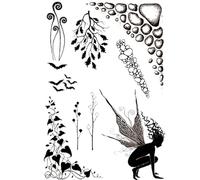 Tampons transparents - Tampons et matrices de découpe « Voyage, panneaux de signalisation », tampon transparent, poignée, bloc acrylique, bloc de tampon acrylique, outils de tampon indispensables pour