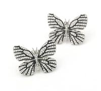 TAMTAK 2 pièces brillant papillon décoratif pince à chaussures breloque boucle mariée strass pince à chaussures brillant décoratif Clips décorations de chaussures