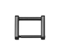 TAMTAK Boucle de Sangle, Fermoir détachable, Artisanat en Cuir, Anneaux rectangulaires, Boucle de Sac, connecteur de Sangle, Anneaux à vis, 5 pièces