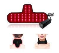 Tamthna Ceinture de thérapie par lumière rouge pour le cou et le poignet, batterie rechargeable de 5000 mAh, ceinture de thérapie par lumière rouge pour le corps, portable pour la maison et le bureau