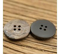 TAMUNI 12 pièces 15/20/25/28/30MM Surface irrégulière café Bleu foncé Boutons de Couture en résine Ronde 4 Trous Boutons de Manteau Boutons en résine pour l'artisanat