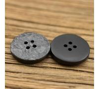 TAMUNI 12 pièces 15/20/25/28/30MM Surface irrégulière café Bleu foncé Boutons de Couture en résine Ronde 4 Trous Boutons de Manteau Boutons en résine pour l'artisanat
