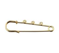 TAMUNI 20 pièces 65mm épingles de sûreté Robustes Broches avec 3 Boucles épingle de sécurité avec Boucles Bijoux pour la Fabrication de Broches