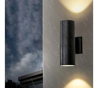 TAMYUSE Étanche LED Éclairage Extérieur Applique Murale Appliques Extérieures en Aluminium Moulé sous Pression Porche Lumières Applique Murale pour Maison Couloir Jardin Couloir