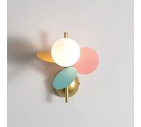 TAMYUSE Fleurs Appliques Murales Couleur Métal Chambre Applique Salle De Bains Vanité Luminaire Applique Murale Intérieure pour La Décoration Intérieure Cuisine Salon Couloir
