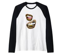 Tan Color Talk That-x2 Tan Graphic Manche Raglan