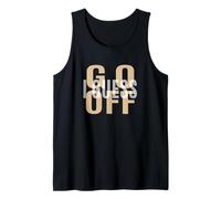 Tan Go Off I Guess Tan Color Graphic Débardeur