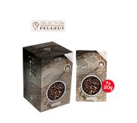 PEUGEOT Sélection Épices – Poivre noir Tan Hoi du Vietnam – Sachets fraîcheur 7 x 20 g