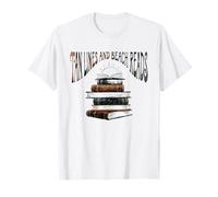 Tan Lines Beach Reads Summer Reader Amateur de Livres T-Shirt