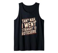 Tan Nah, je suis allée directement à la rôtisserie Sunburn. Débardeur