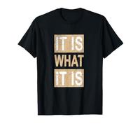 Tan What it is Tan Color Graphic T-Shirt