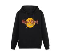 TAN YA XUE Hard Mordor Cafe Rock Kangaroo Pocket Unisex Sweatshirts Graphic Pullover Mens Black Printed Hoodies M