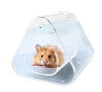 Tana Rafraîchissant pour hamsters | Refroidissement instantané Complètement Transparent,Cage Pour Souris Pour Climat Chaud | Pour La Maison Bureau Balcon Chambre