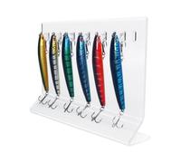 Tanakeji Boîtier de Présentation pour Leurres de Pêche | Porte-Appâts en Acrylique à 10 Trous,Rangement Pour Leurres De Type Spinner - Pour Rangement d'Équipement de Bateau Collection Bureau à