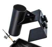 Tanakeji Porte-Cannes pour Pêche sur Berge - Support Métallique Réglable - Porte-Canne de Pêche sur Glace avec Traîneau,pour Pêcheurs Hommes en Hiver pour La Depuis Rive Quai Et