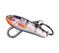 Tanakeji Porte-clés Pendentif Appât de Poisson,Réaliste Inspiré De La Pêche,Leurres de Pêche Porte-clés Décor pour Hommes | Pour Anniversaire Fête Des Pères Noël Adultes Garçons Voyage