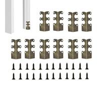 Tanakeji Protecteur De Coin en Métal,10 Pièces Fournitures De Protection De Plinthe | Protecteur De Bord De Boîte,pour Propriétaires Locataires Bureau Maison Appartement Meubles Portes