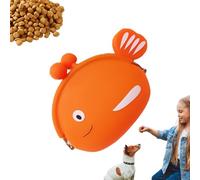 Tanakeji Sac pour l'entraînement des chiens | Portable et étanche en silicone, sac à friandises en silicone | Pour activités de plein air, voyages, entraînement, randonnée, quotidien et trajets