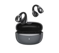TANALAZ Ouvrir l'oreille écouteurs I5, Écouteurs Bluetooth 6.0 à Clip avec Réduction de Bruit ENC, Étanches IPX5, Autonomie de 36H, Maintien Sécurisé pour Sport/Course/Travail/Salle de Sport (Noir)