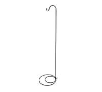 Tanant Crochet de Suspension pour Plantes, Crochet de Berger Plat sur Pied, Crochet de Berger Multifonctionnel en Fer, Présentoir de Lumière Décorative de Cour pour Intérieur et Extérieur (1,2 M)