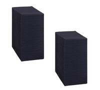 Tanant Filtre D'Aquarium à Charbon Actif, Filtre pour Aquarium, Cube de Purification d'eau, Désodorisant, Matériau Filtrant avec Technologie Stay Clean pour la Maison (2 pièces)