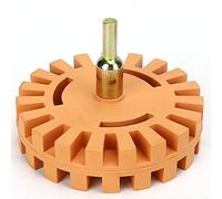 Tanant Roue de Retrait D'autocollant de 4 Pouces, Roue de Gomme en Caoutchouc, Dissolvant de Colle de Film et Dissolvant D'adhésif, Roue D'outil de Décalcomanie de Voiture et Dissolvant