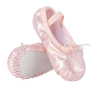 Tancefair Chaussure de Ballet Classique Paillettes Chaussures de Danse Ballerine Danse Chaussures Pilates Yoga Gymnastique Chaussons pour Filles Femmes
