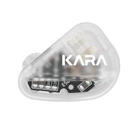 TANCHJIM KARA Écouteurs intra-auriculaires 1DD+4BA, crossover électronique 3 voies, écouteurs hybrides Hi-Fi adaptés voix féminine, IEM résine légère détachable 0.78 2 broches - 3.5mm