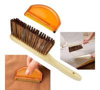 TANCUDER 2 PCS Brosse à Peluche et Peigne en Cachemire, Peigne Anti Bouloche Bois Brosse à Poils Peigne en Laine Brosse Manteau pour Vêtements, Tapis, Costumes