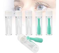 TANCUDER 6 PCS Ventouse pour Lentilles de Contact avec Étui de Protection,Ventouse pour Lentille Rigide en Silicone Outil pour Enlever Les Lentilles de Contact pour Lentilles de Contact Rigides RGP