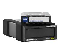 Tandberg RDX External Drive kit with 2TB, Black, USB3+(Includes Windows Backup and Apple Time Machine Support)