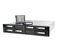 Overland-Tandberg RDX QuikStation 8 - Bibliothèque de disques - cartouche RDX x 8 - 10 Gigabit Ethernet - rack-montable