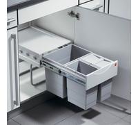 Tandem 5, les Collecteurs de Déchets pour Portes Battantes, Gris Clair