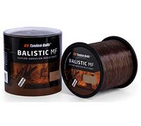 Tandem Baits 2 Pièces Balistic MF Fil de Pêche Carpe Nylon Matériel de Pêche Ultra Résistant 1100 m 0,35 mm Marron Foncé