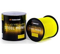 Tandem Baits 2 Pièces Steel Mono Fluo Yellow Fil de Pêche Carpe Nylon Matériel de Pêche Transparent Ultra Résistant 1200 m 0,30 mm