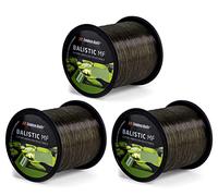 Tandem Baits 3 Pièces Balistic MF Fil de Pêche Carpe Nylon Matériel de Pêche Ultra Résistant 450 m 0,40 mm Zone Dense Camouflage
