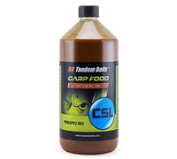 Tandem Baits Carp Food CSL Jus d'ananas, D'appâts pour carpes, Pêche de la Carpe, Peche, Pop-Ups, Bouillette Carpe, Professionnel Accessoires de Pêche Carpe 1000ml